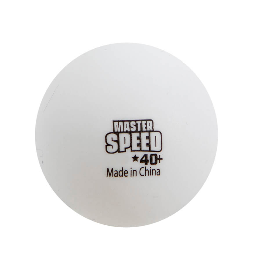 1 STAR MASTER SPEED PING PONG BALLS BOX OF 100 WHITE BALLS