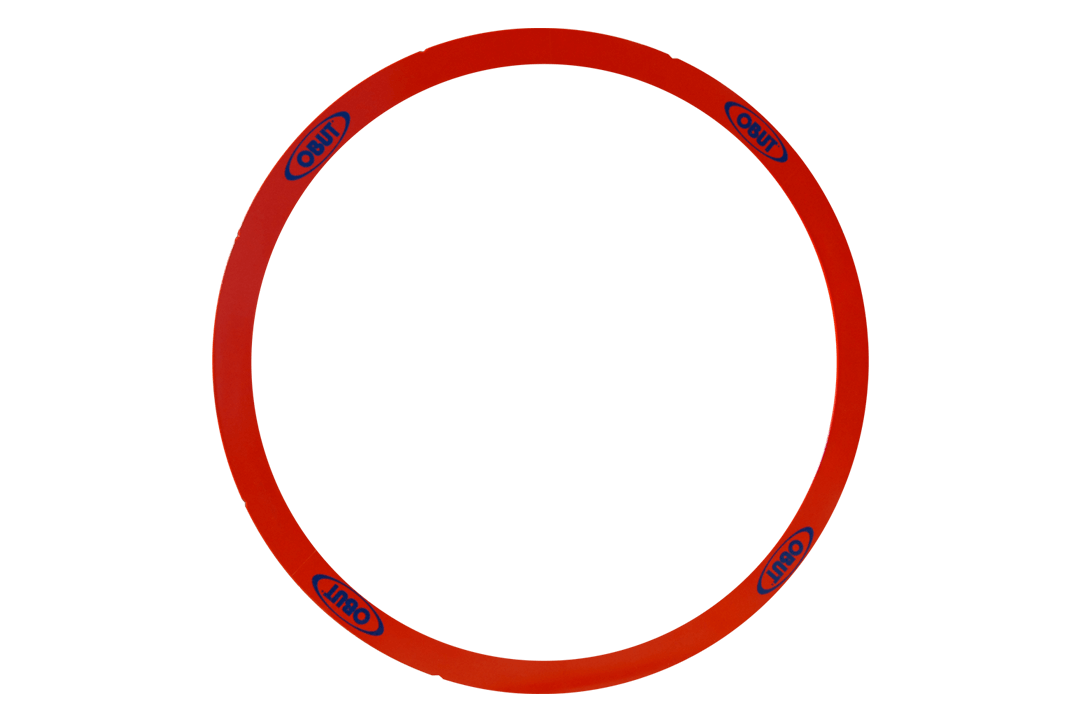 20 RED RIGID CIRCLES OBUT