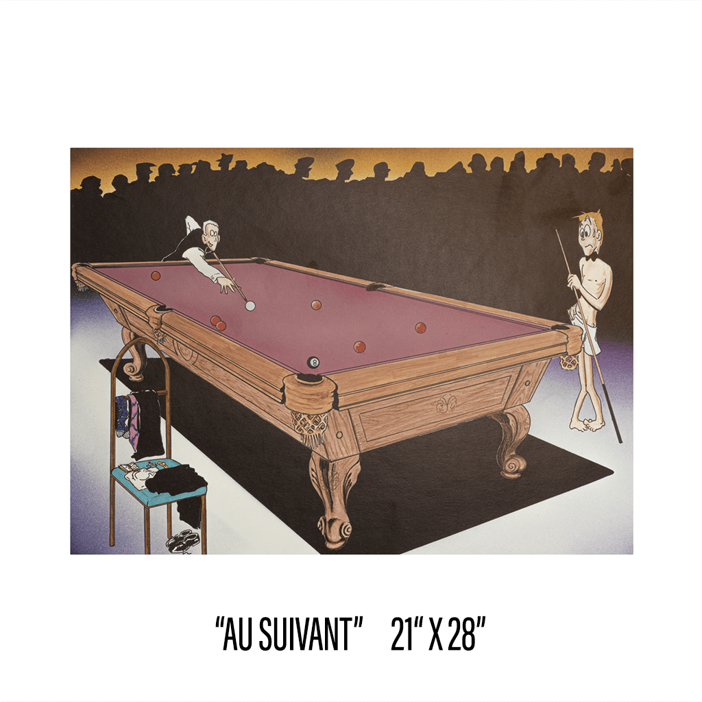 AU SIVANT EDITION 96 CANADA BILLARD POSTER