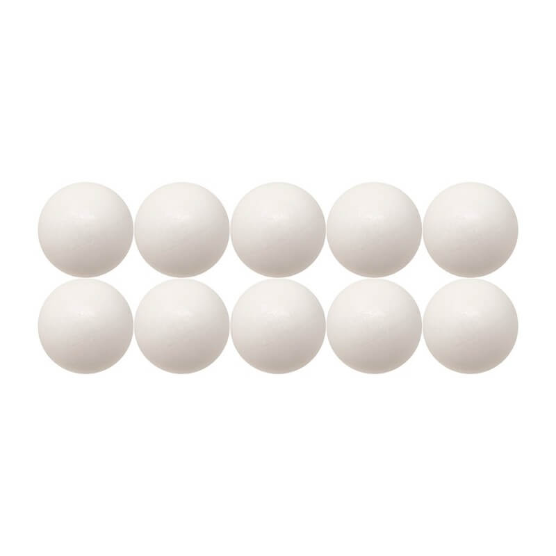 BAG10 35MM SOCCER BALLS - WHITE