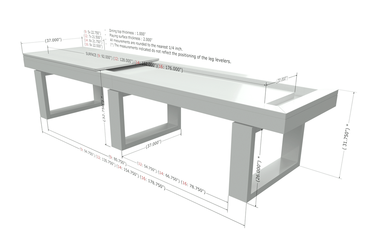 BRIDGE SHUFFLEBOARD TABLE