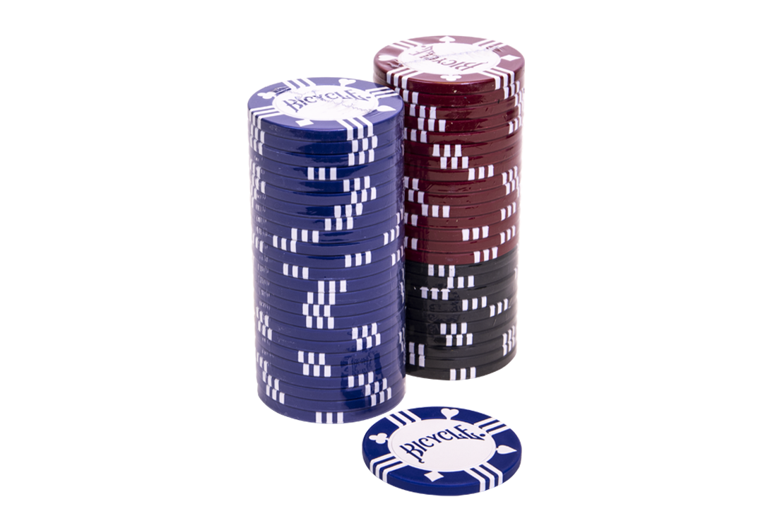 BICYCLE TOURNAMENT QUALITY POKER CHIPS 50
