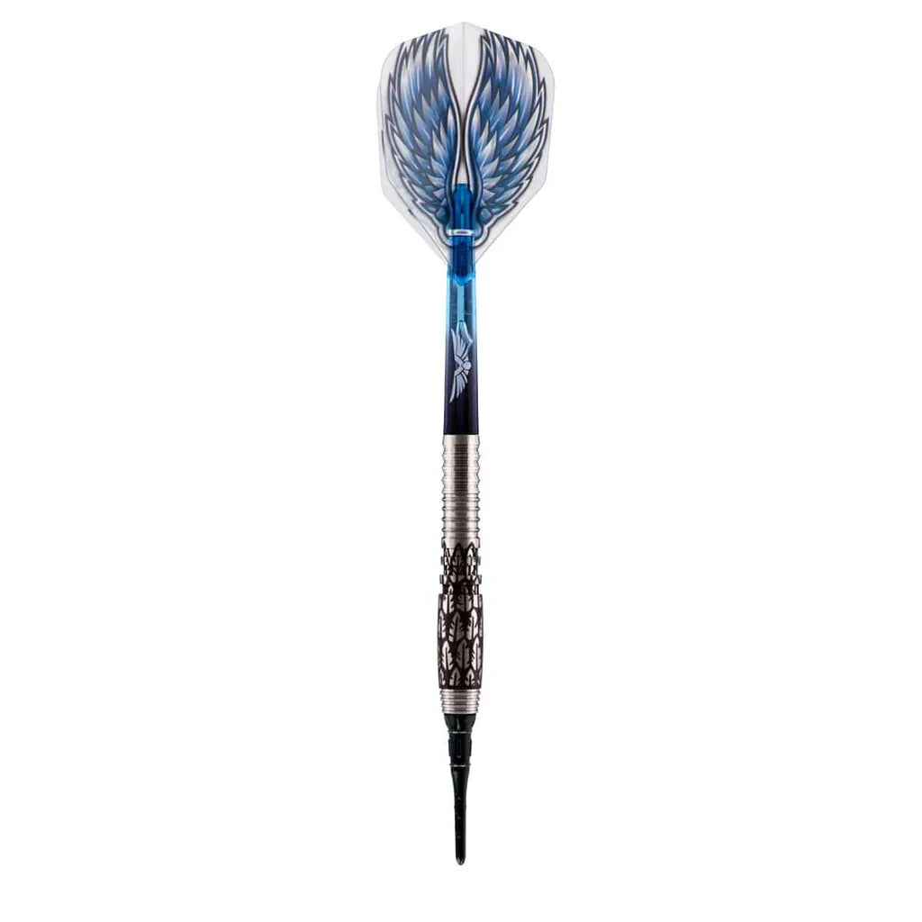 BIRDS OF PREY KITE SOFT TIP DART SET-80% TUNGSTEN BARRELS