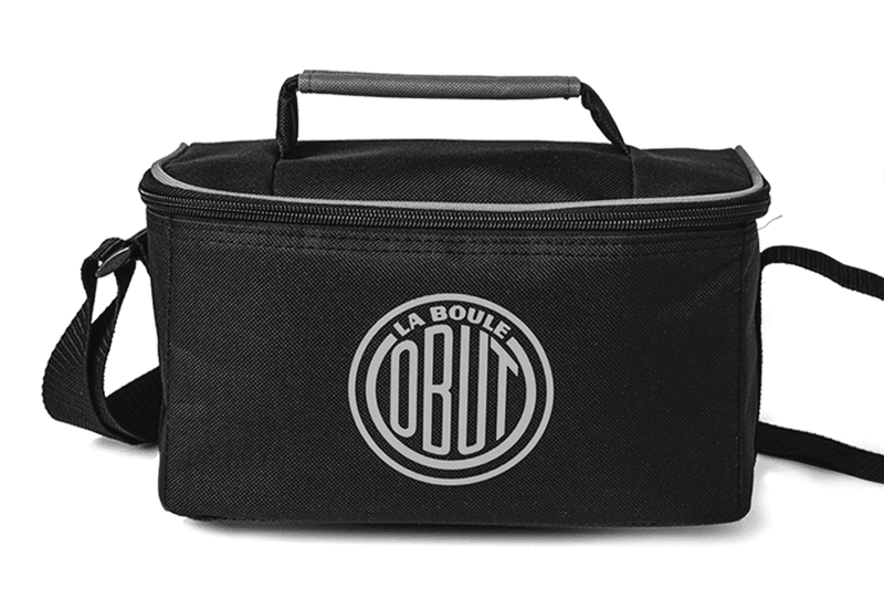 BOCCE CASE OBUT 3 BALLS BLACK