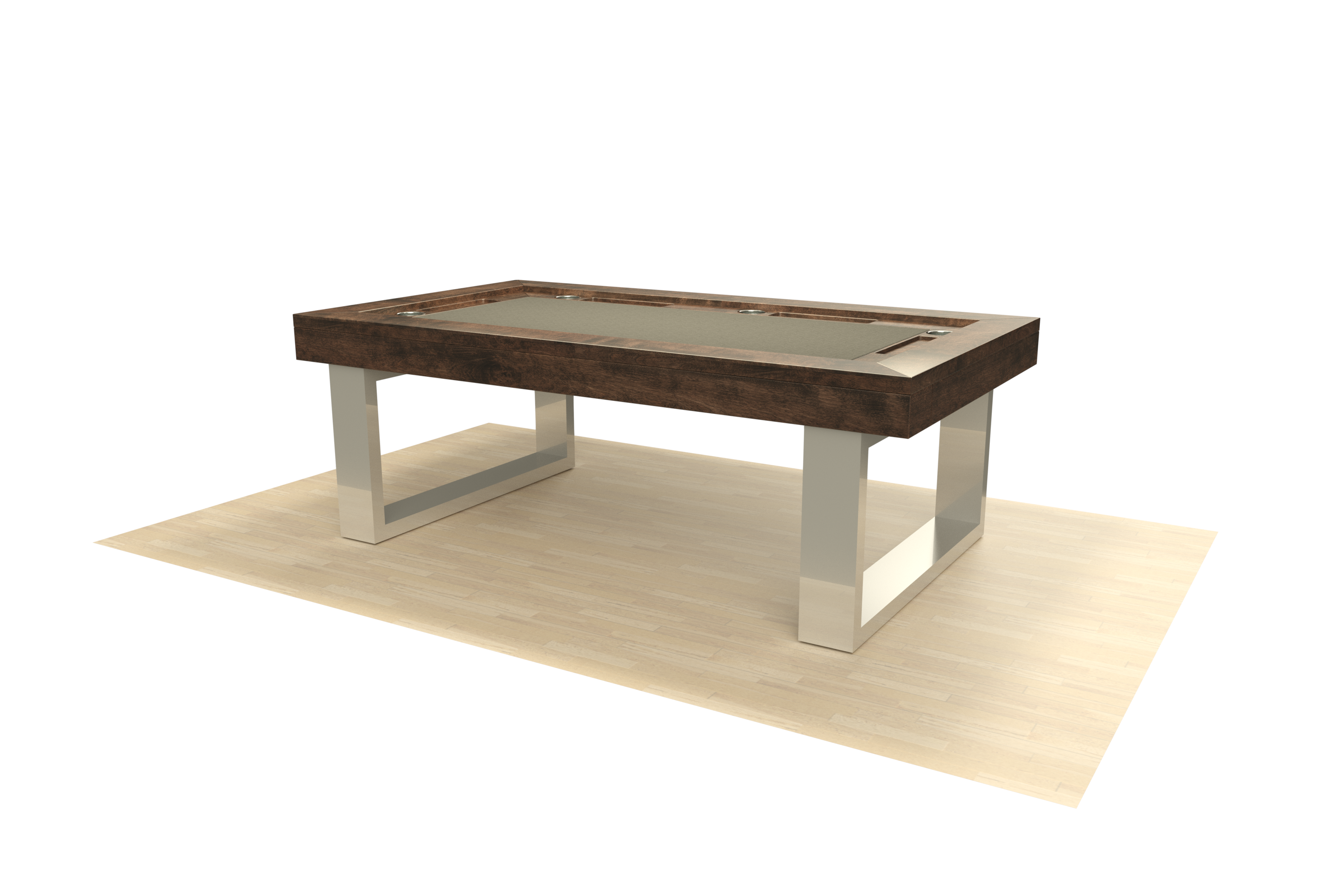 BRIDGE ALUMINUM POKER TABLE