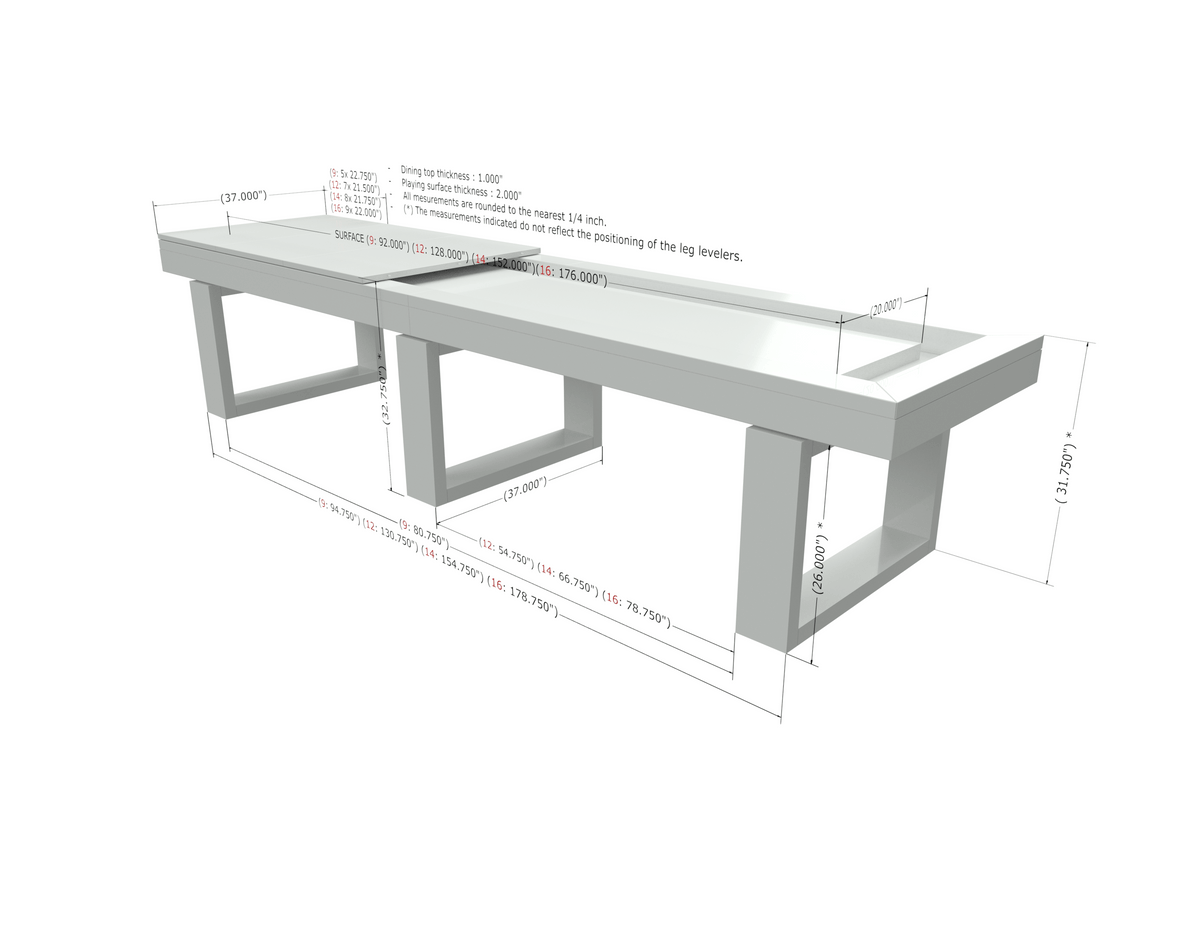 BRIDGE ALUMINUM SHUFFLEBOARD