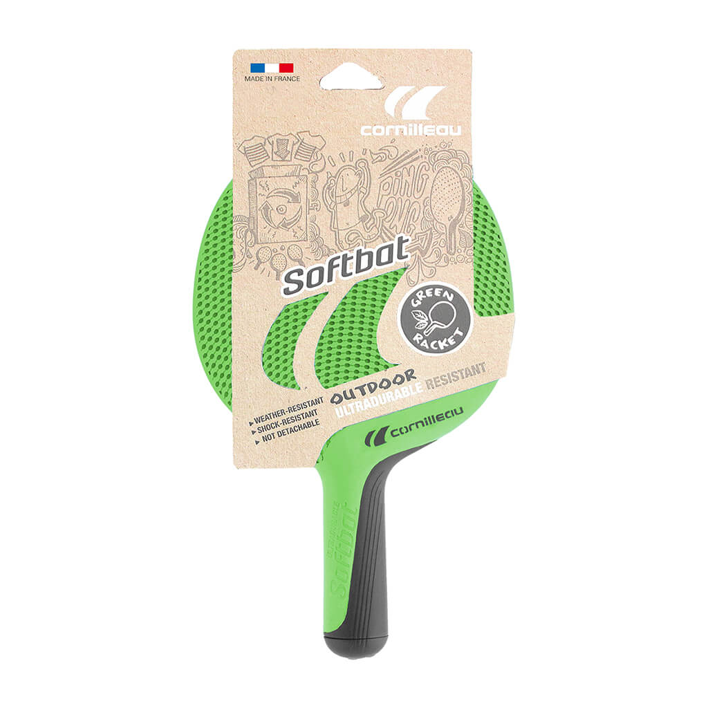 CORNILLEAU SOFTBAT PING PONG RACKET - GREEN