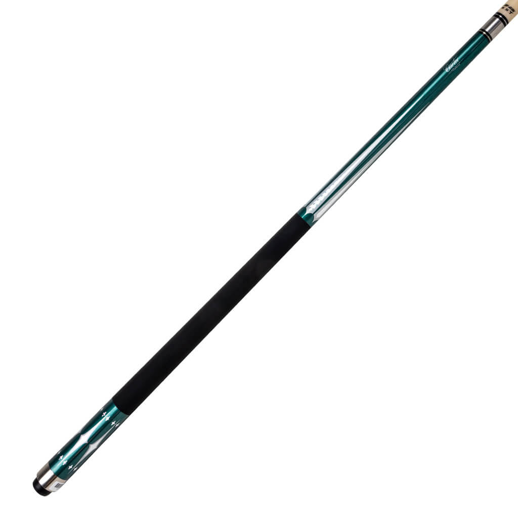 CUETEC CUE STARLIGHT SERIES #264 58" 13MM BLUE AND SILVER 19 OZ