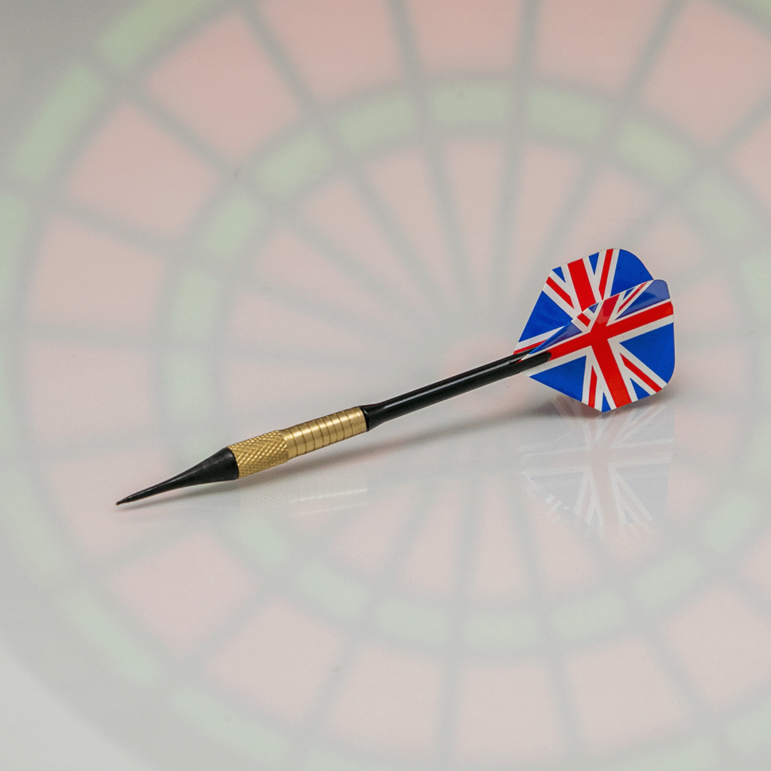 DARTBOARD 6 DARTS 6 TIPS 18 IN TIPS
