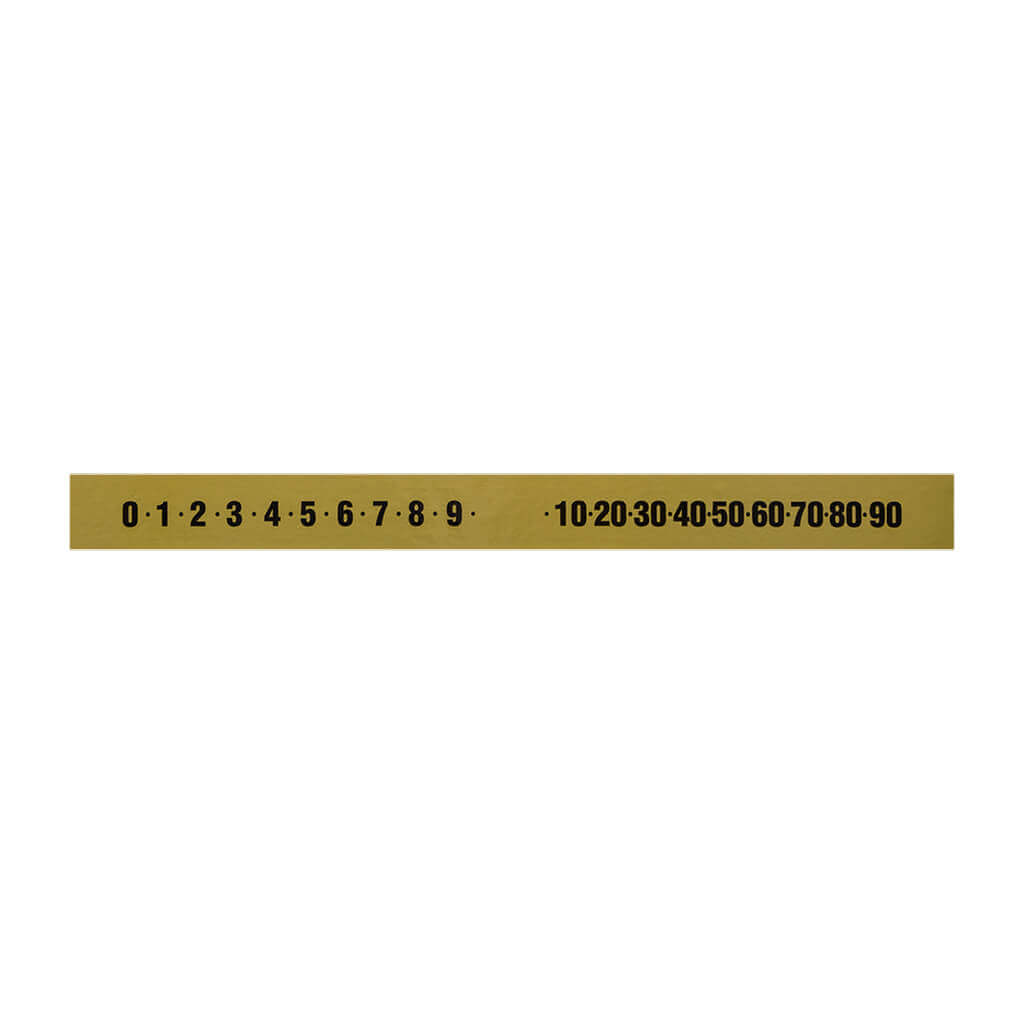 DECAL GOLD/BLACK 15