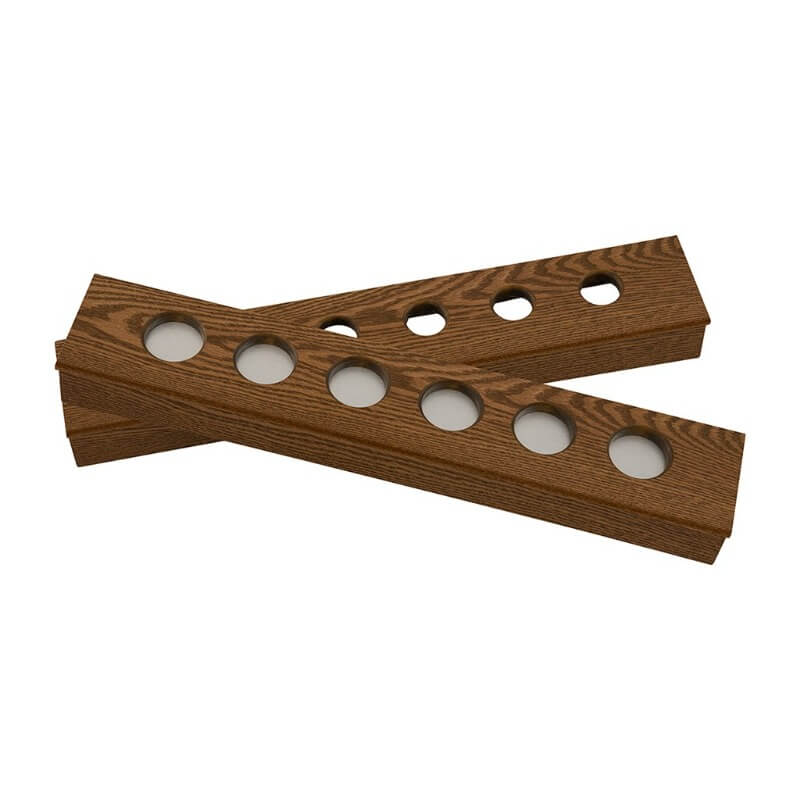 LA CONDO CUE RACK - WHITE OAK