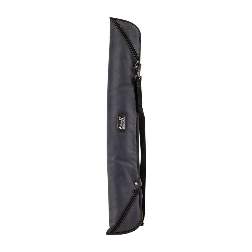 LEATHER SOFT CASE - NAVY 2PC