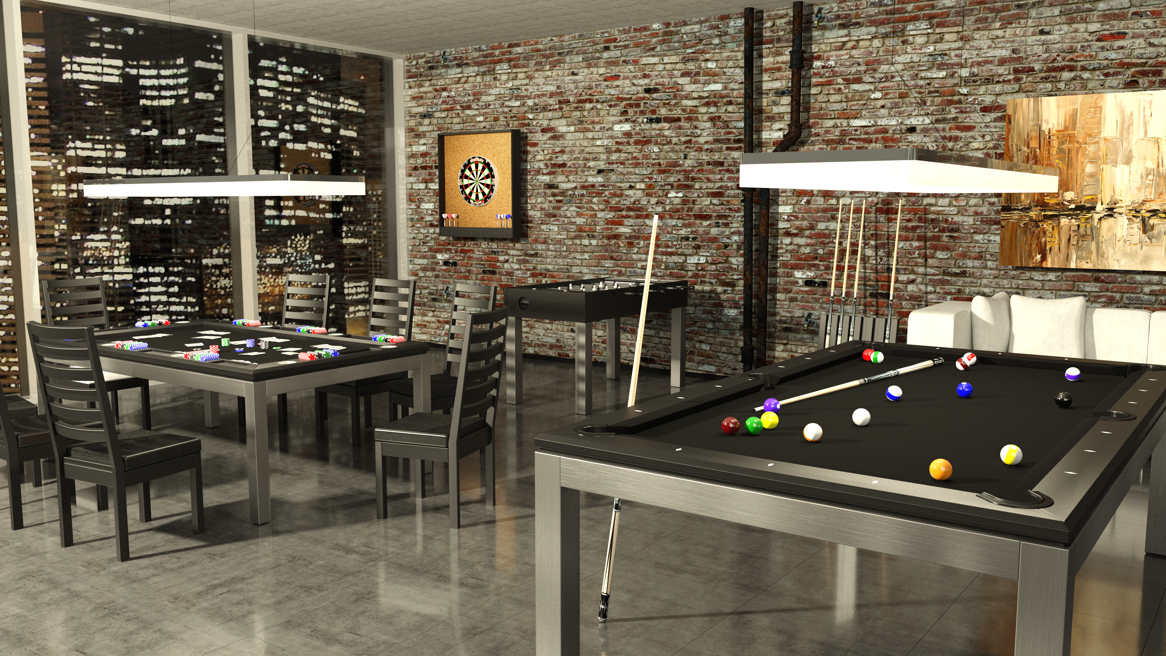 La Condo Stainless Pool Table Canada Billard