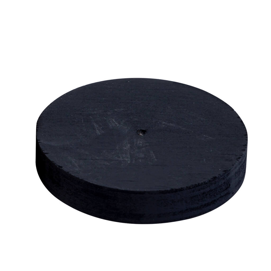 MISSISSIPPI WOODEN PUCKS BLACK ONE