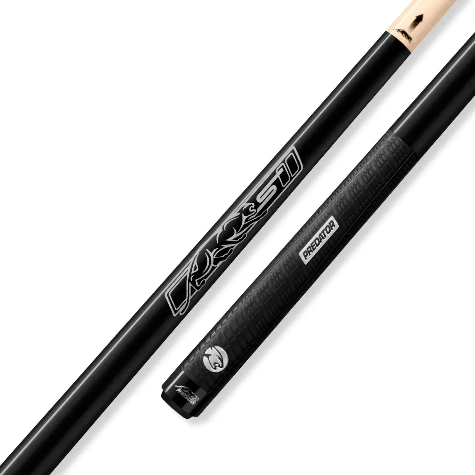 PREDATOR 52 BLACK SHORTY SPORT POOL CUE - SPORT WRAP