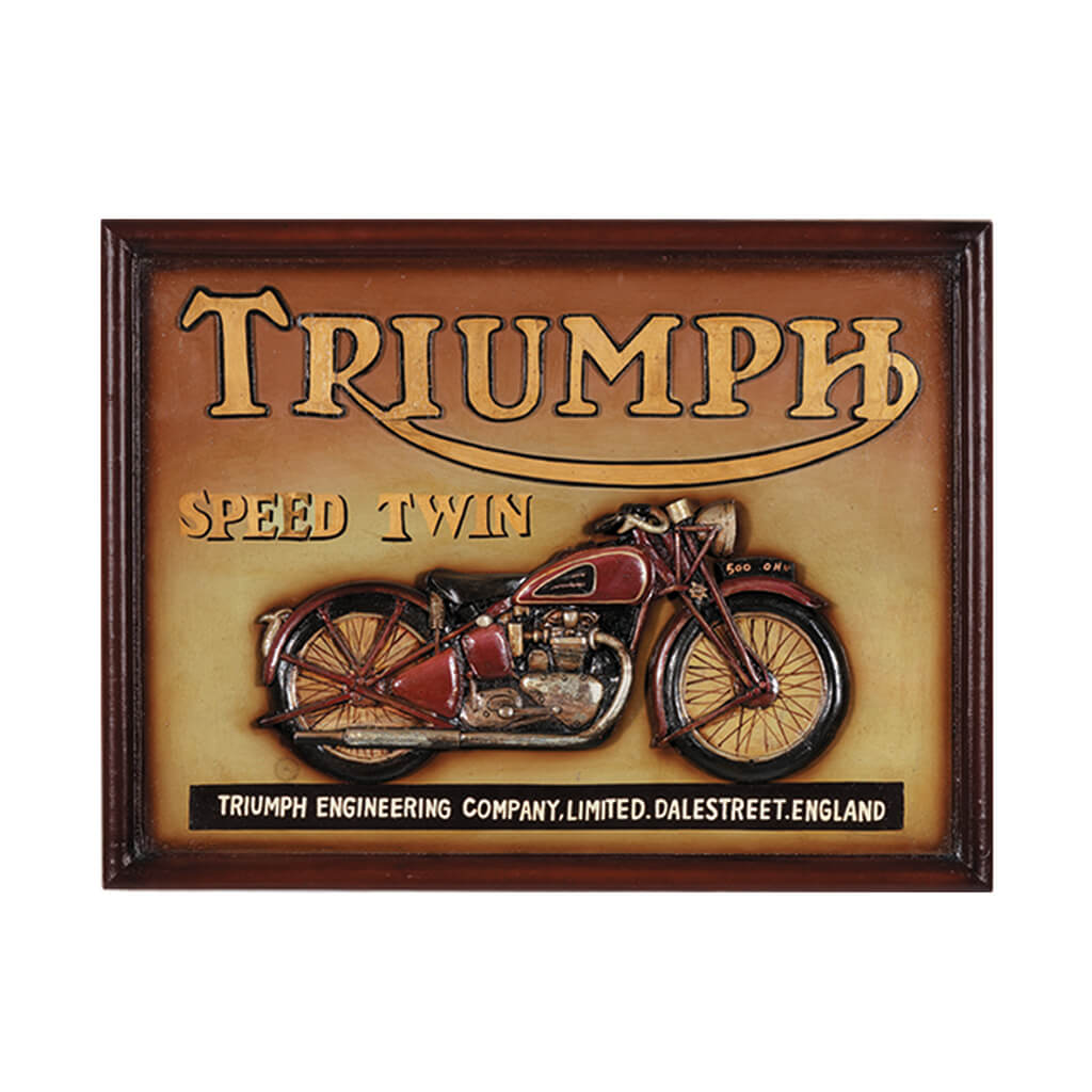 PUB SIGN-TRIUMPH SPEED TWIN