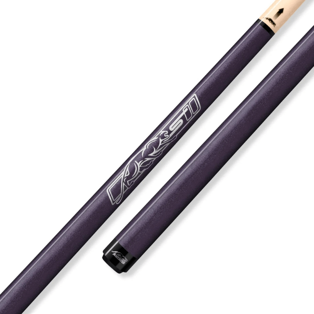 PREDATOR 52" PURPLE SHORTY SPORT POOL CUE - NO WRAP