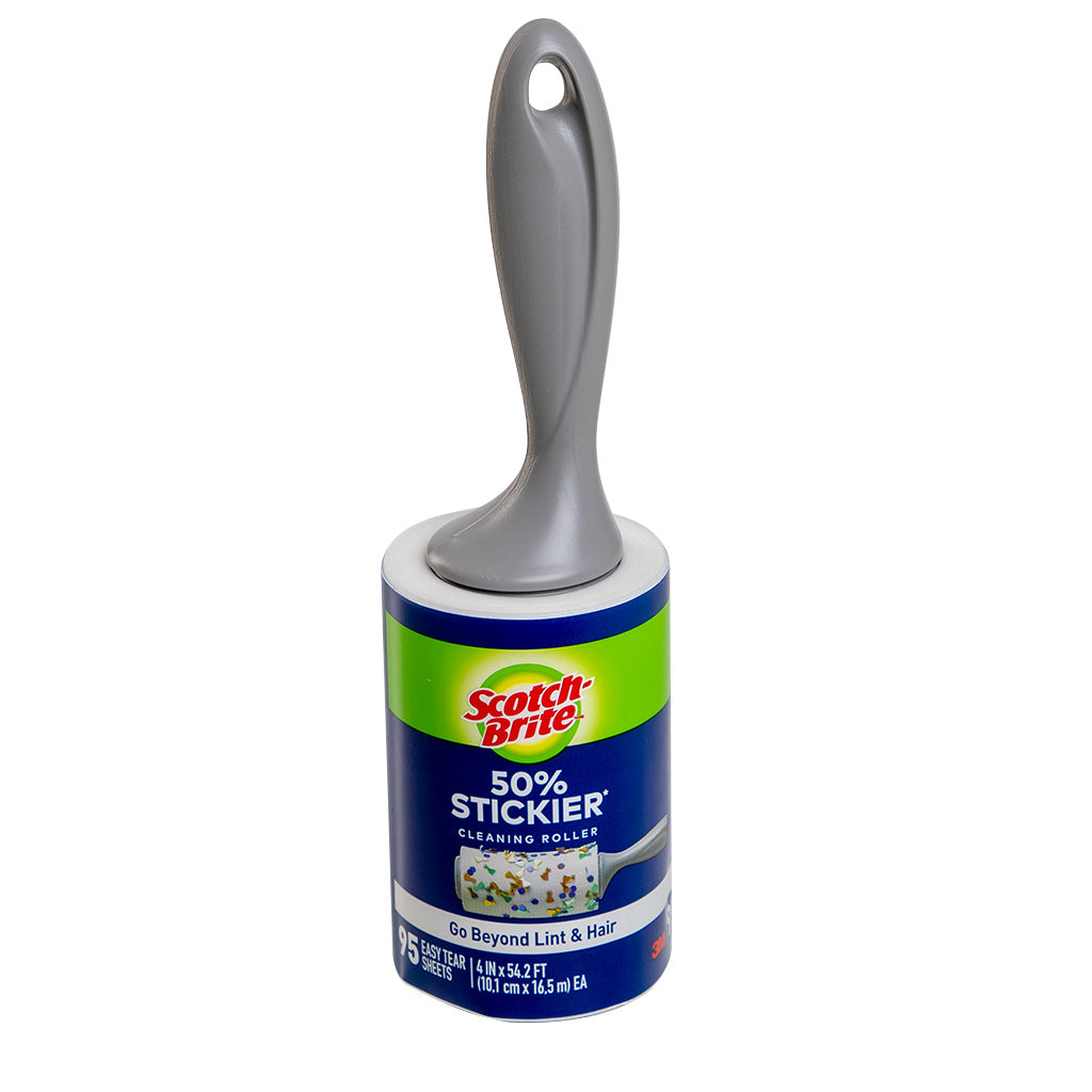 SCOTCH-BRITE 50% STICKIER CLEANING ROLLER 4"