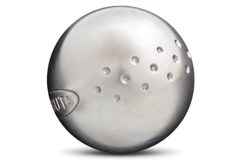 SET OF 3 BALLS BOCCE OBUT JUNIOR POINT INOX