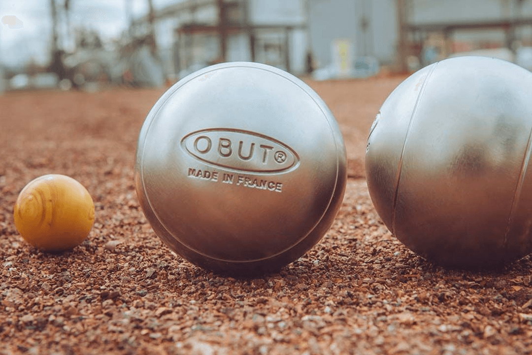 SET OF 3 BALLS BOCCE OBUT LOISIRS DUAL INOX