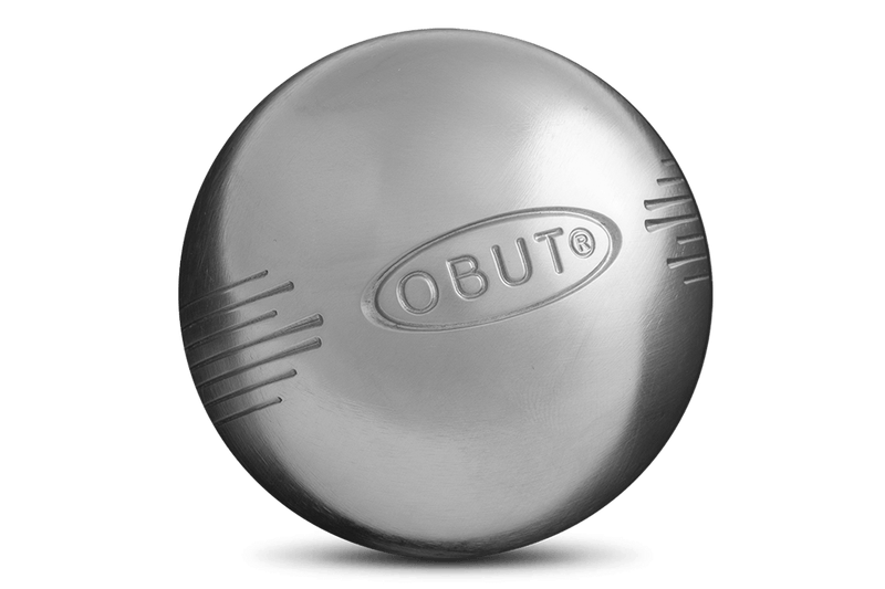 SET OF 3 BALLS BOCCE OBUT LOISIRS SIDE INOX