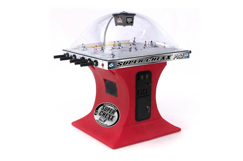 SUPER CHEXX PRO HOCKEY DOME COIN-OP RED