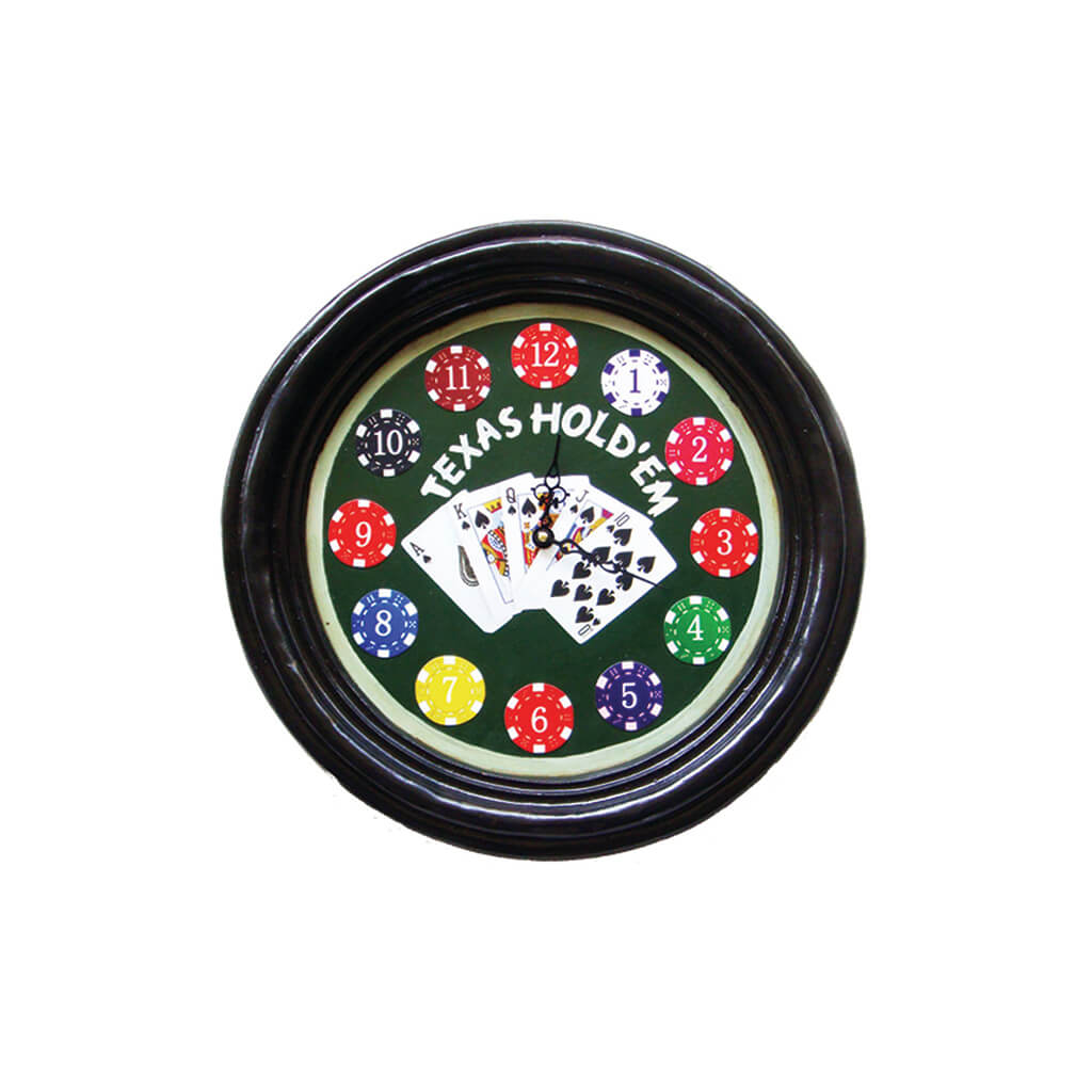 TEXAS HOLD&#39;EM CLOCK
