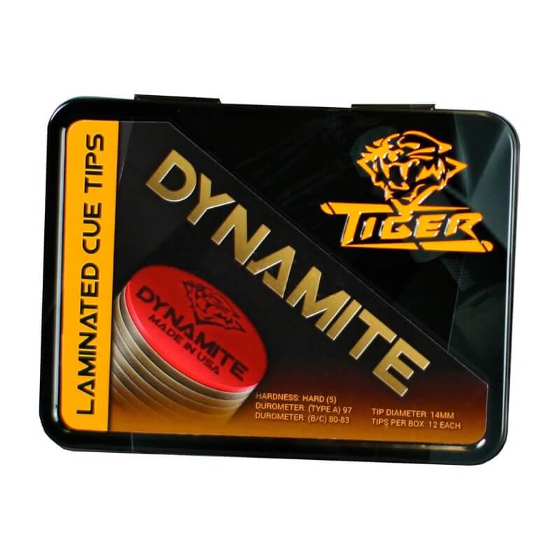 TIGER DYNAMITE LAMINATED CUE TIP - HARD