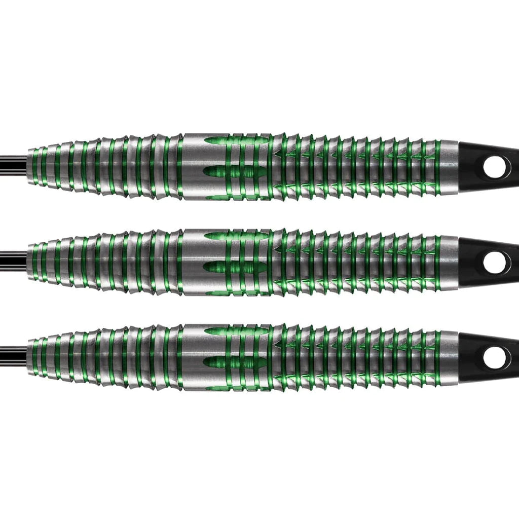 WILD FRONTIER TRAPPER STEEL TIP DART SET-80% TUNGSTEN BARRELS