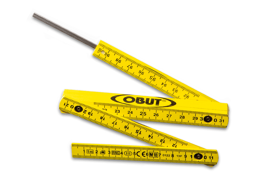 YELLOW FOLDING RULE OBUT