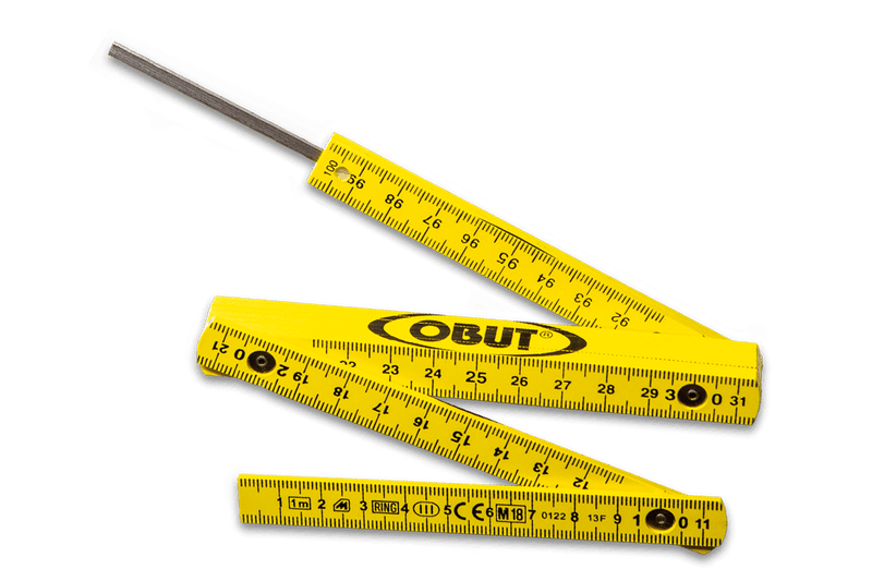 YELLOW FOLDING RULE OBUT